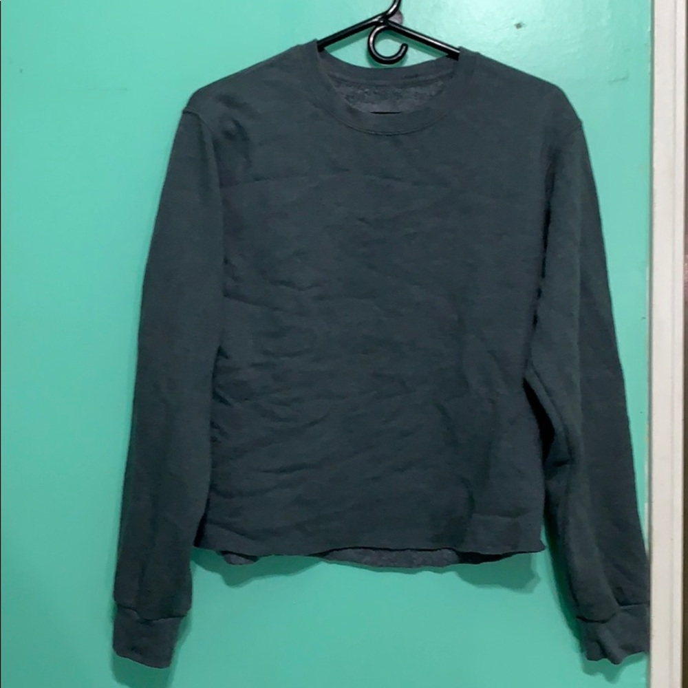 Gray sweater